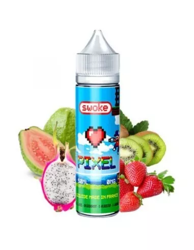 PIXEL SWOKE 50ML - E-liquide fruité savoureux et rafraîchissant | Kumo