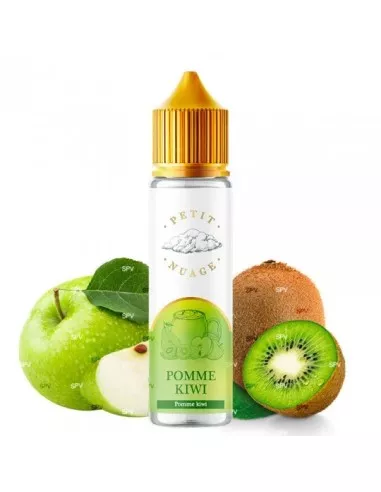 E-liquide Pomme Kiwi Petit Nuage 60ml | Fruité Rafraîchissant | Kumo